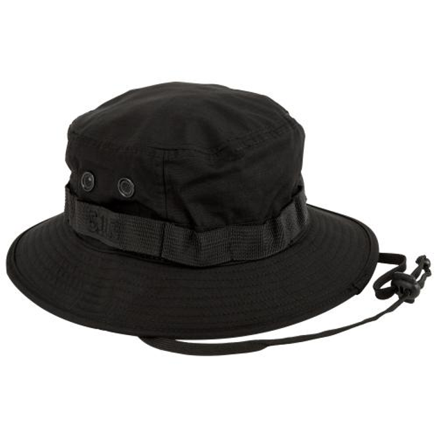 Панама 5.11 Tactical Boonie Hat (Black) L/XL - зображення 2