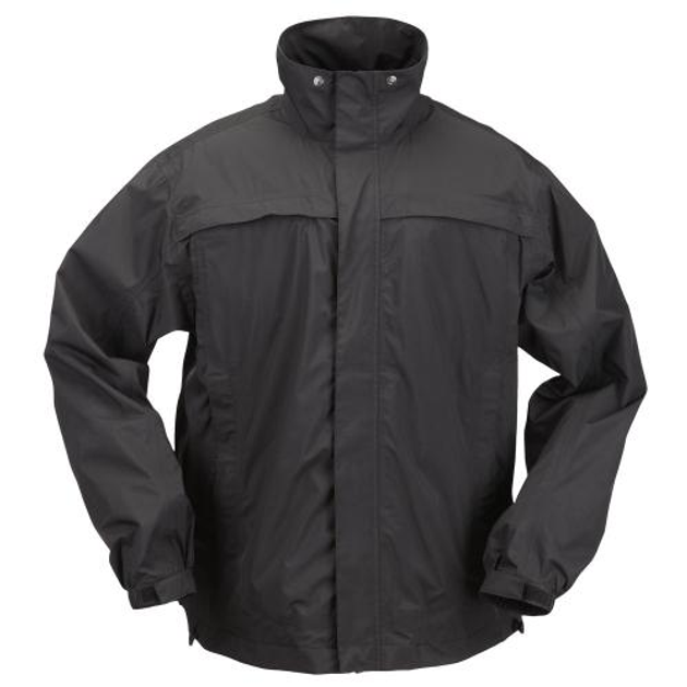 Куртка для штормової погоди 5.11 Tactical TacDry Rain Shell (Black) XS - зображення 1