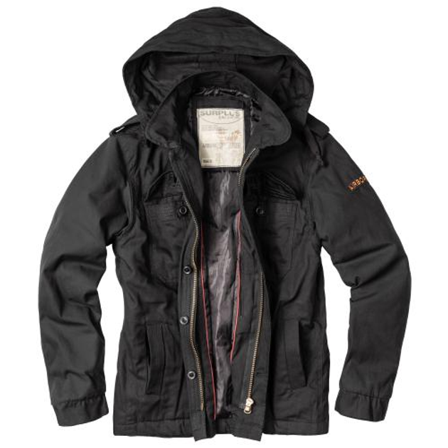 Куртка Surplus Raw Vintage демісезонна SURPLUS AIRBORNE JACKET (Black) M - зображення 2