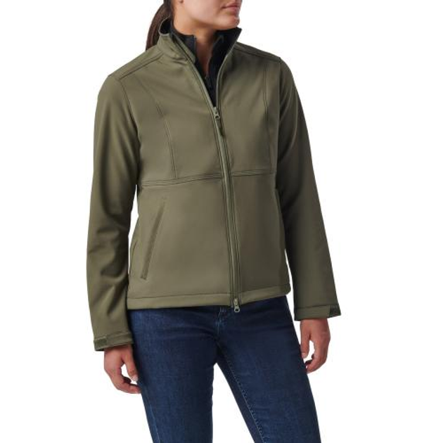 Куртка 5.11 Tactical жіноча Women' Leone Softshell Jacket (Ranger Green) S - зображення 1