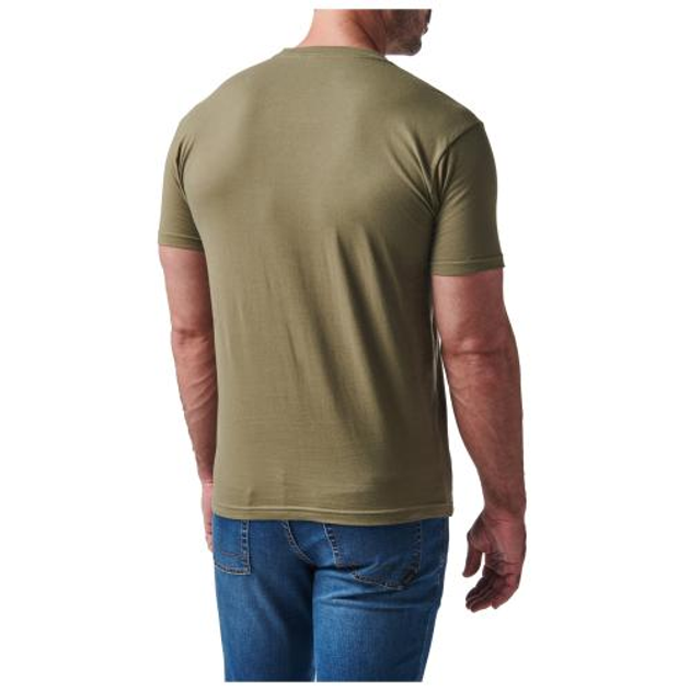 Футболка 5.11 Tactical с рисунком Vaer All Tio Klar (Military Green) L - изображение 2