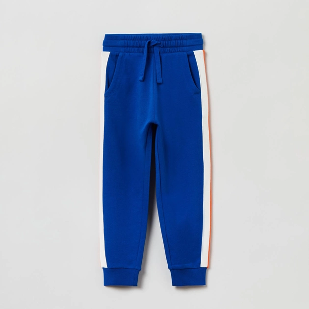 Спортивні штани джогери дитячі OVS 1829087 110 см Blue (8056781694657) - зображення 1