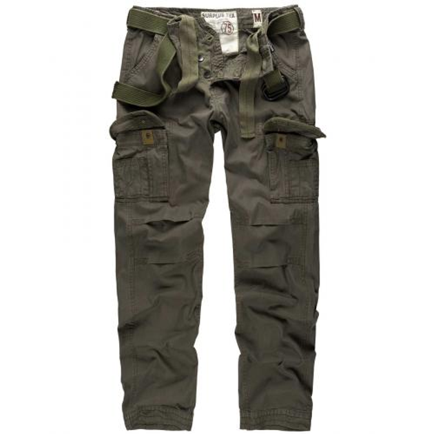 Штаны Surplus Raw Vintage SURPLUS PREMIUM TROUSERS SLIMMY (Olive) L - изображение 1