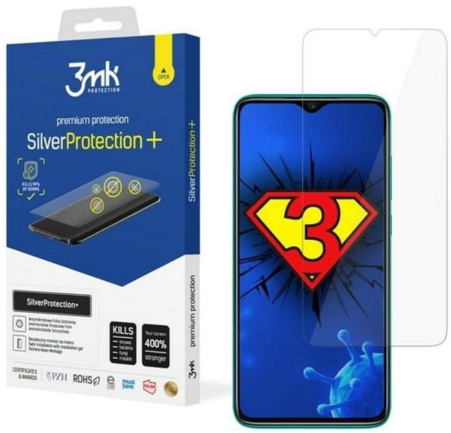 Захисна плівка 3MK Silver Protect+ для Xiaomi Redmi Note 8 Pro (5903108303606) - зображення 1