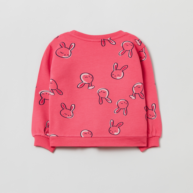 Bluza bez kaptura dziewczęca OVS 1891624 104 cm Różowa (8052147135345) - obraz 2