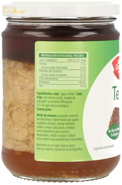 Suplement diety El Granero Tempeh En Conserva Bote Bio 310 g (8422584048223) - obraz 2