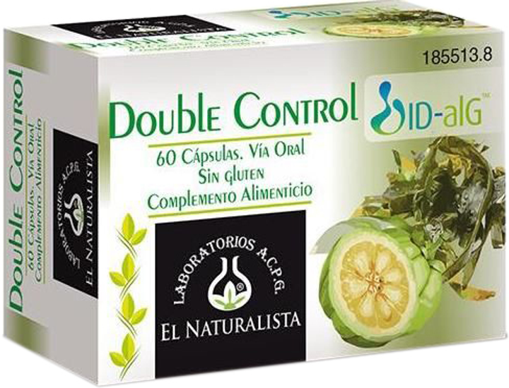 Дієтична добавка El Natural Double - Control 60 капсул (8410914320651) - зображення 1