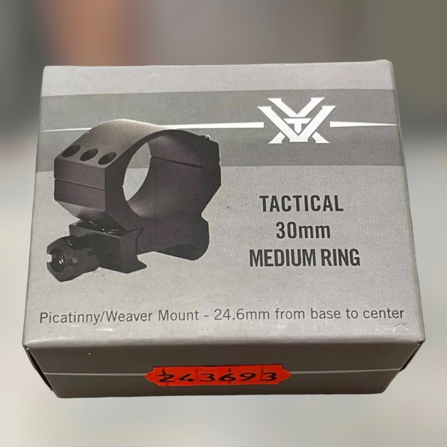 Кріплення для оптики - кільце Vortex Tactical Ring 30 mm, Medium, Picatinny - зображення 1