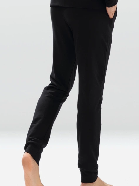 Spodnie dresowe męskie DKaren Pants Justin M Czarne (5903251464421) - obraz 2