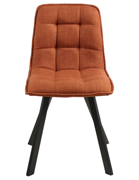 Стілець для кухні M-70 Vetro Mebel Чорний/Теракотовий (метал/тканина) (M-70-terracotta/black) - зображення 3
