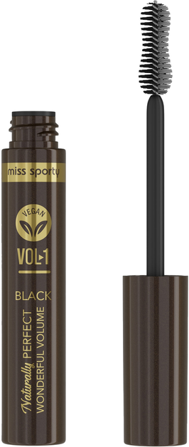 Tusz do rzęs Miss Sporty Naturally Perfect Vol.1 001 Black 8 ml (3616303416768) - obraz 1