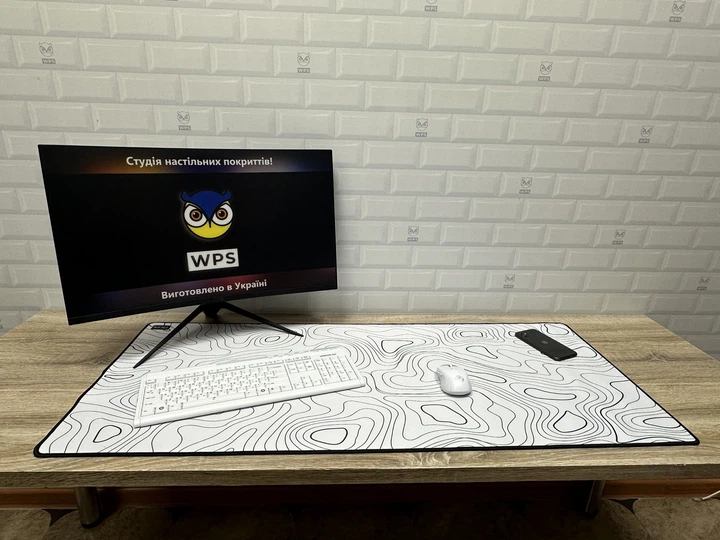 Игровая поверхность WorkPlaceShop Art Big White Waves 500х1200 мм - изображение 5