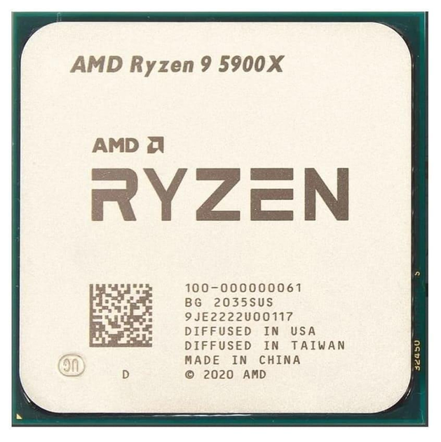 Процесор AMD Ryzen 9 5900X (100-000000061) (Socket AM4, 24T, 4.8 ГГц, Tray) Б/в - изображение 1