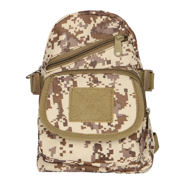 Рюкзак тактичний на одне плече AOKALI Outdoor A31 Sand Pixel - зображення 1
