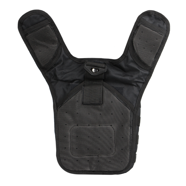 Сумка тактична через плече AOKALI Outdoor A25 Black водонепроникна камуфляжна з габаритними кишенями - зображення 3