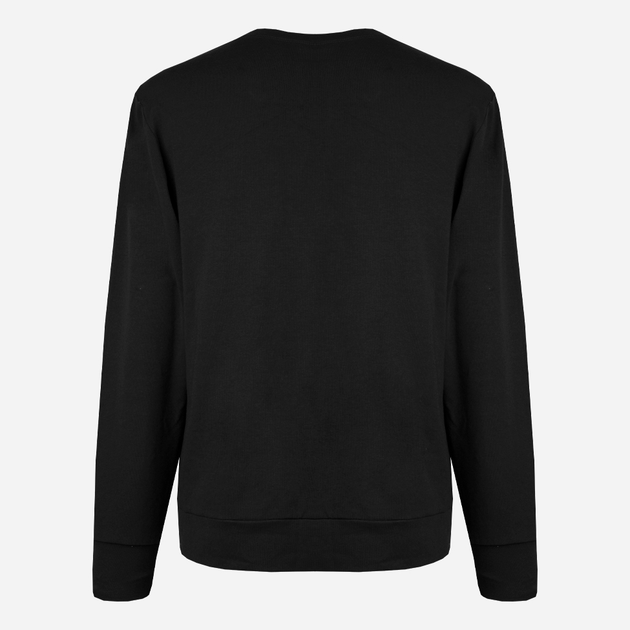 Sweter męski bawełniany DKaren Sweatshirt Justin M Czarny (5903251464780) - obraz 4