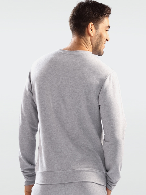 Sweter męski bawełniany DKaren Sweatshirt Justin M Szary (5903251464865) - obraz 2