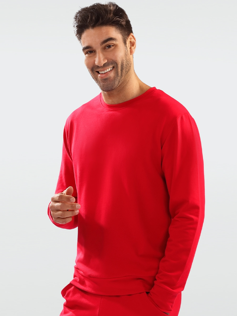 Джемпер чоловічий DKaren Sweatshirt Justin M Червоний (5903251464902) - зображення 1