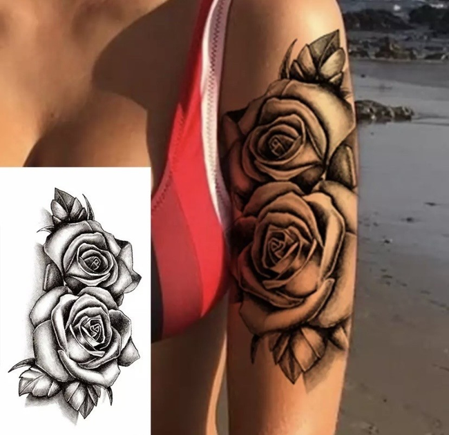 Татуировка розы — цветка, имеющего власть прощать