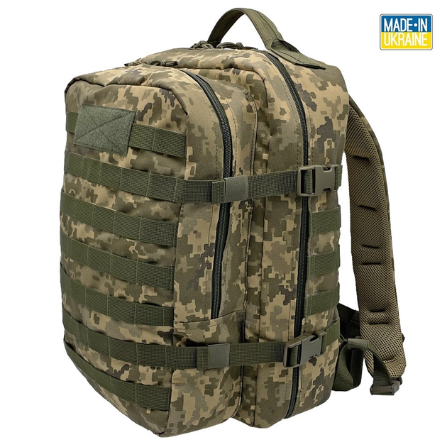 Рюкзак тактичний 40 літрів IRR Cordura 500 D Піксель ММ-14 (pixel) MELGO армійський, штурмовий - зображення 2