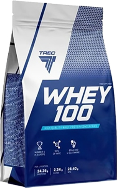 Протеїн Trec Nutrition WHEY 100 700 г Подвійний шоколад (5902114044527) - зображення 1
