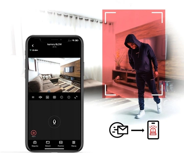 IP-камера Blow H-335 PTZ WiFi 5MP (78-823#) - зображення 9