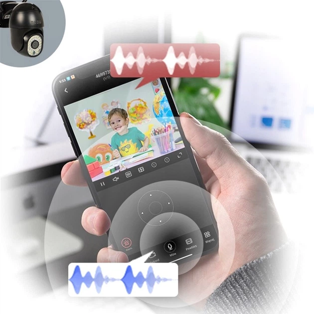 IP-камера Blow H-335 PTZ WiFi 5MP (78-823#) - зображення 10