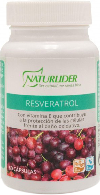 Suplement diety Naturlider Resveratrol 60 kapsułek (8435110851662) - obraz 1