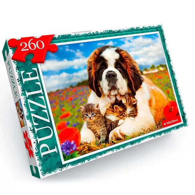 Пазл "Найкращі друзі" Danko Toys C260-13-08, 260 ел. - Фото 1 Пазл "Найкращі друзі" Danko Toys C260-13-08, 260 ел. - зображення 1