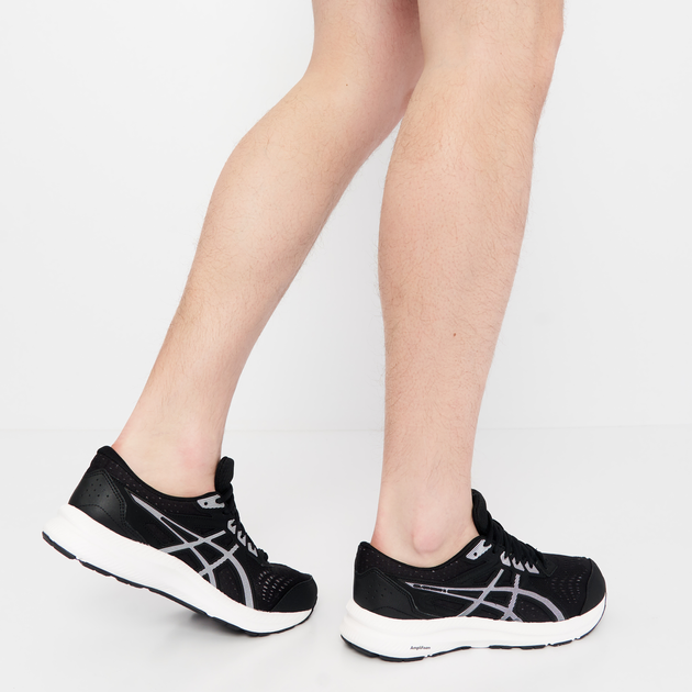 Чоловічі кросівки для бігу ASICS Gel-Contend 8 1011B492-002 43.5 (9.5US) 27.5 см Чорний/Білий (4550455595706) - зображення 2