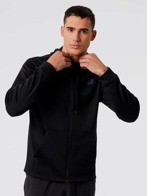 Толстовка на флісі, на блискавці чоловіча New Balance Tenacity