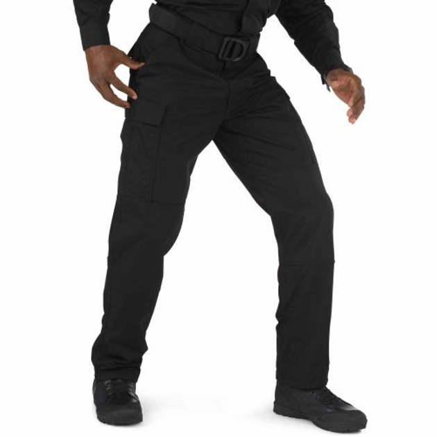 Штаны 5.11 Tactical Taclite TDU Pants 5.11 Tactical Black, S-Long (Черный) Тактические - изображение 1