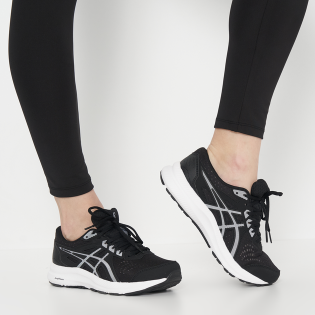 Жіночі кросівки для бігу ASICS Gel-Contend 8 1012B320-002 39 (7.5US) 24.5 см Чорний/Білий (4550455592712) - зображення 2