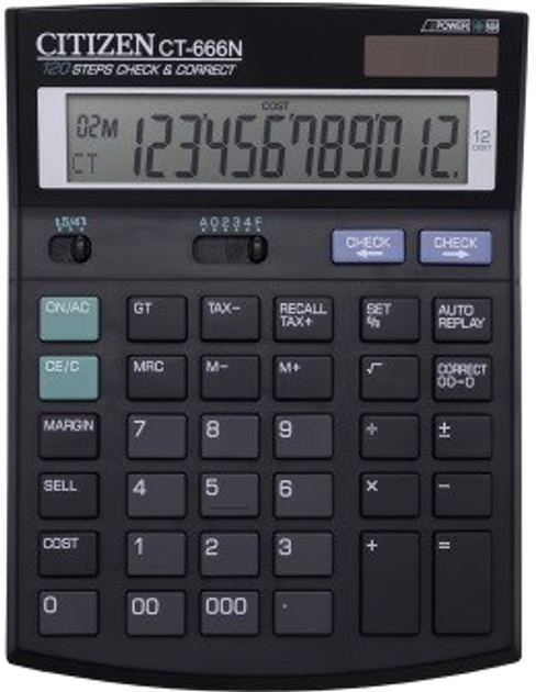 Kalkulator Citizen CT666N (KALCT666N) - obraz 2