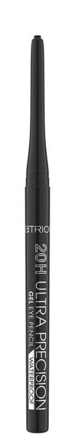 Олівець кайал для очей Catrice 10h Ultra Precision Gel Eye Pencil Waterproof 010-Black 0.28 г (4059729329264) - зображення 1