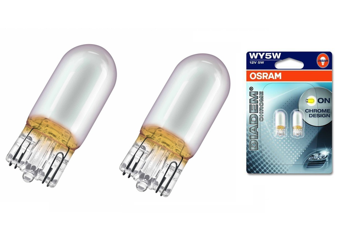 Указательные лампа накаливания OSRAM 2827DC-02B Diadem Chrome WY5W 12V W2,1X9,5D 10X2 Blister - изображение 2