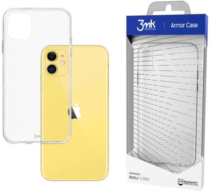 Панель 3MK Armor Case для Apple iPhone 11 Прозорий (5903108142564) - зображення 1