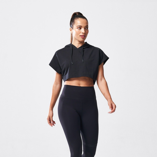 Zip Up Sports Bra Black - SQUATWOLF