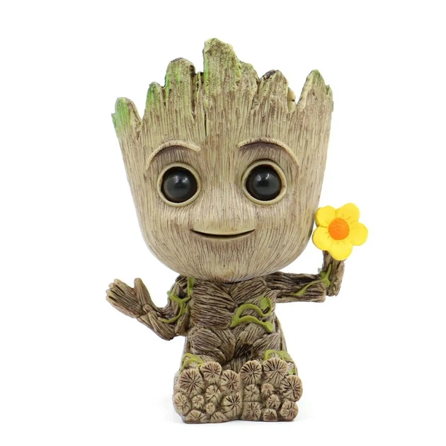 Цветочный горшочек для растений Грут Groot G6 Малыш с цветком - Фото 6 Цветочный горшочек для растений Грут Groot G6 Малыш с цветком - изображение 6