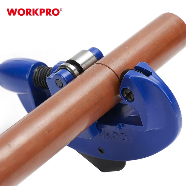Труборез роликовый, регулируемый WORKPRO 3-30 мм (1/8"-1-1/8") PRO WP301004 - Фото 7 Труборез роликовый, регулируемый WORKPRO 3-30 мм (1/8"-1-1/8") PRO WP301004 - изображение 7