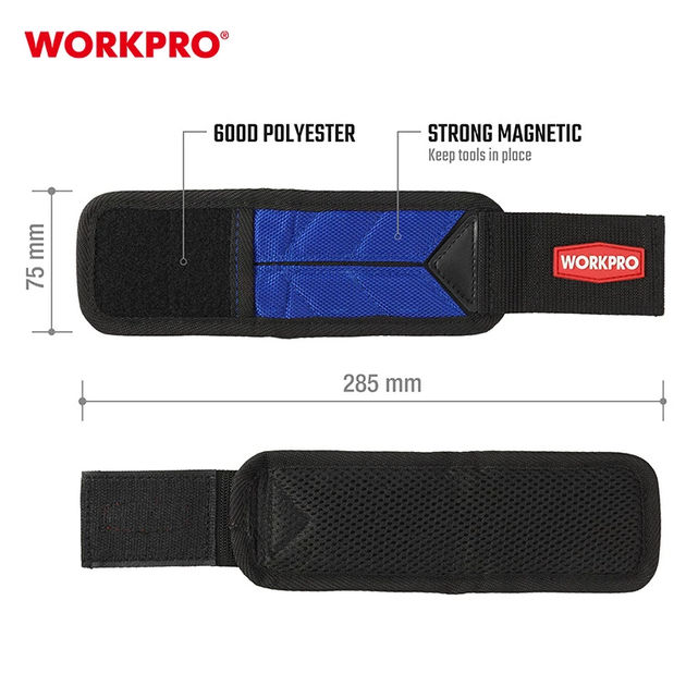 Магнітний тримач WORKPRO 384×90мм 600D поліестер PRO WP289001 - Фото 2 Магнітний тримач WORKPRO 384×90мм 600D поліестер PRO WP289001 - зображення 2