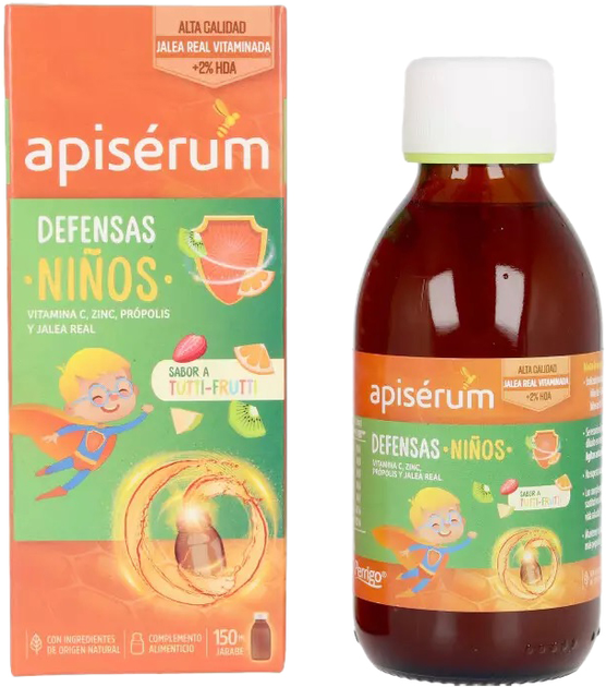 Suplement diety Apiserum Defences Dzieci 150 ml (8470002032842) - obraz 1