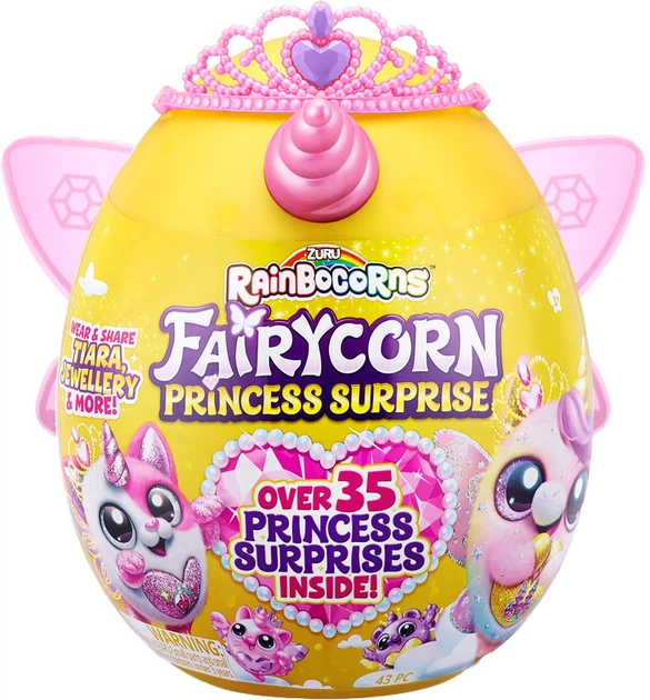 Мягкая игрушка-сюрприз Rainbocorns D серия Fairycorn Princess (9281D) (193052052834) - Фото 1 Мягкая игрушка-сюрприз Rainbocorns D серия Fairycorn Princess (9281D) (193052052834) - изображение 1
