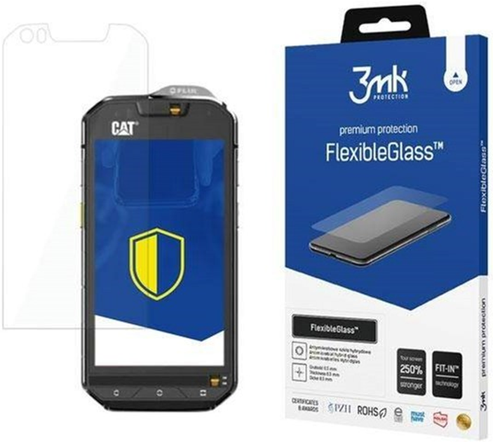 Гібридне захисне скло 3MK FlexibleGlass для CAT S60 (5901571184074) - зображення 1