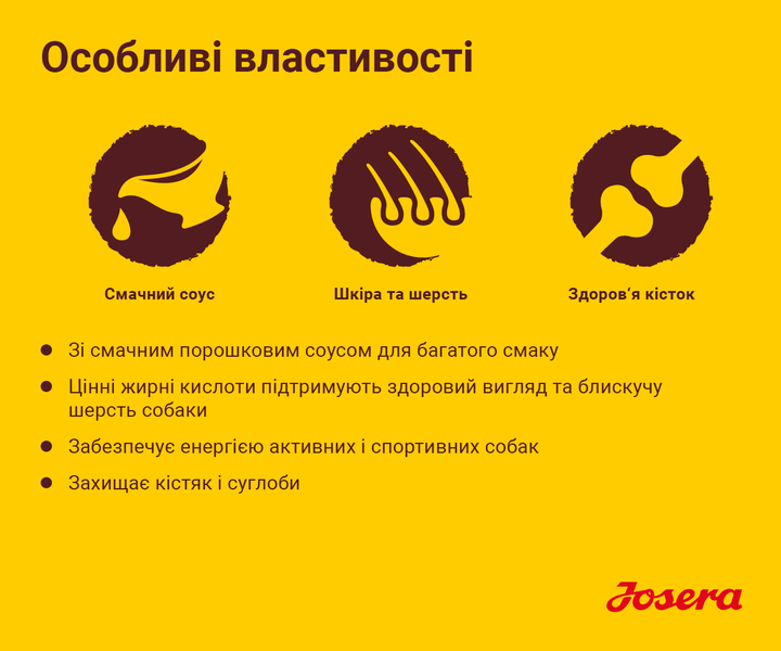 JOSERA Festival 15 кг - Корм з м'ясом лосося та соусом для вибагливих собак - изображение 3