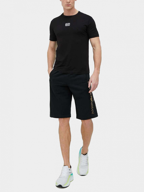 Футболка чоловіча EA7 Train Core Id M Label Tee M Black (8056787066342) - зображення 3