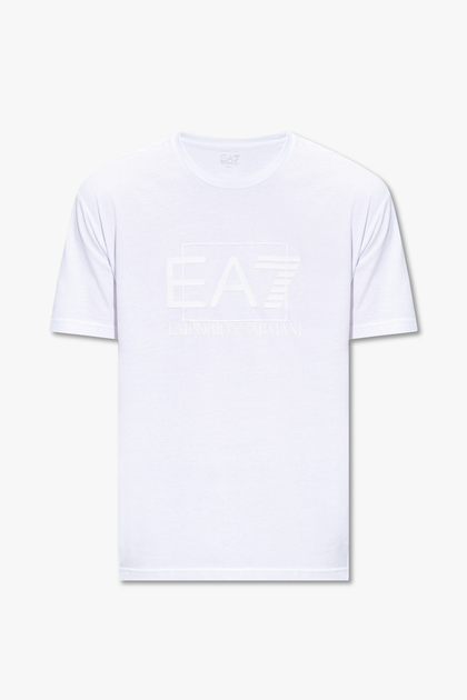 Koszulka męska EA7 Train Visibility M Tee Loose XL Biała (8056787217119) - obraz 4