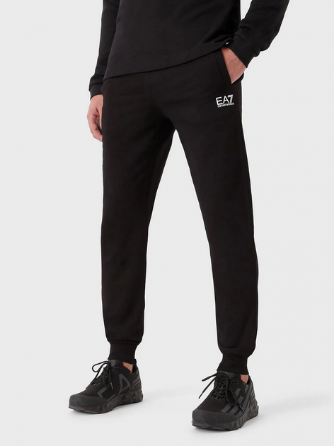 Spodnie dresowe EA7 Train Core Id M Pants Ch Coft 2XL Black (8055187164610) - obraz 1