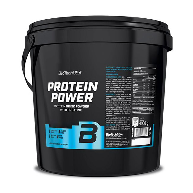 Комплексний соєвий і молочний протеїн Biotech Protein Power — 4000gr ...