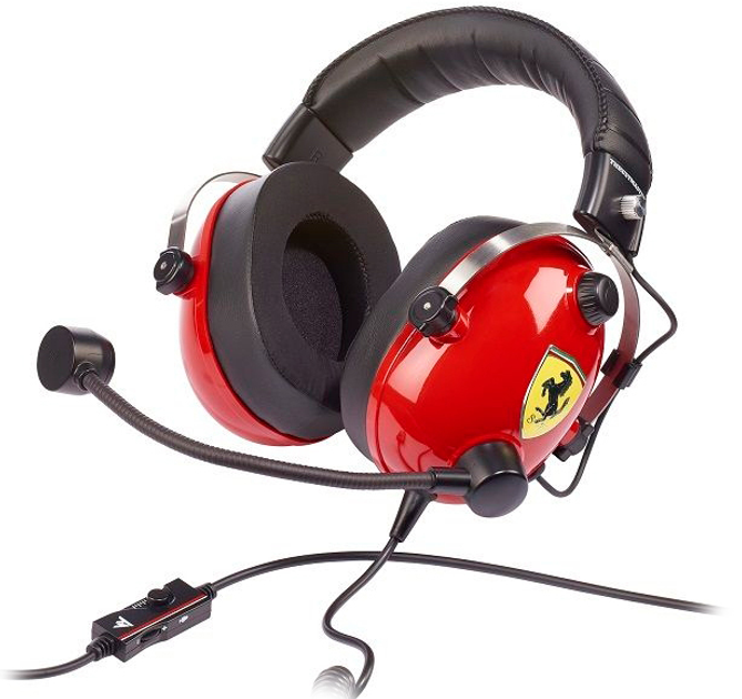 Słuchawki Thrustmaster T.Racing Scuderia Ferrari Edition Czerwony (4060105) - obraz 2